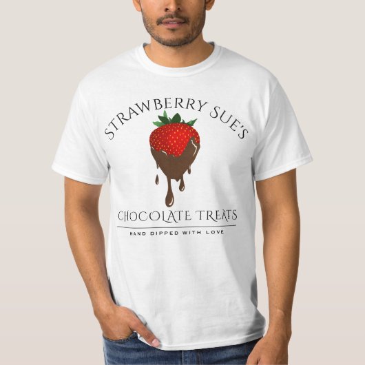 chocoladeaardbei T-Shirt (Voorkant)