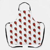 chocoladeaardbeiproep schort (Voorkant)