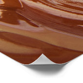 Chocoladeachtergrond Poster (Hoek)