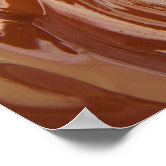 Chocoladeachtergrond Poster (Hoek)