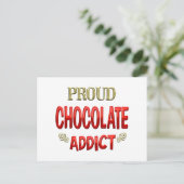 Chocoladeadvies Briefkaart (Staand voorkant)