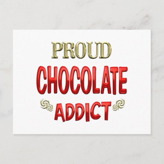 Chocoladeadvies Briefkaart (Voorkant)