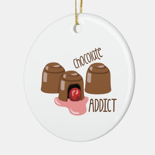 Chocoladeadvies Keramisch Ornament (Links)