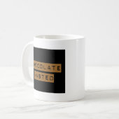 Chocoladeafval Koffiemok (Voorkant links)