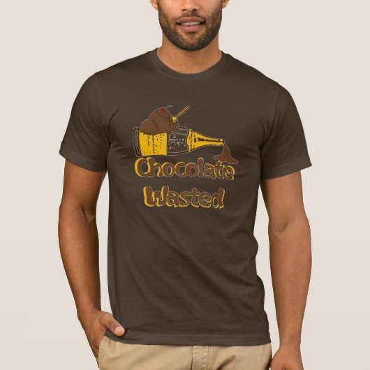 Chocoladeafval T-shirt (Voorkant)