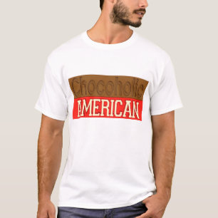 ChocoladeAmerikaan (t-shirt van de chocolade-versl T-shirt
