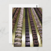 Chocoladeassortimenten Briefkaart (Voorkant / Achterkant)