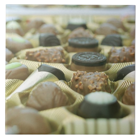 Chocoladeassortimenten Tegeltje (Voorkant)