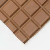 Chocoladebalk Fleece Deken (Hoek)