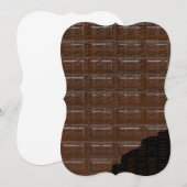 Chocoladebalk Kaart (Voorkant / Achterkant)