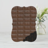 Chocoladebalk Kaart (Staand voorkant)