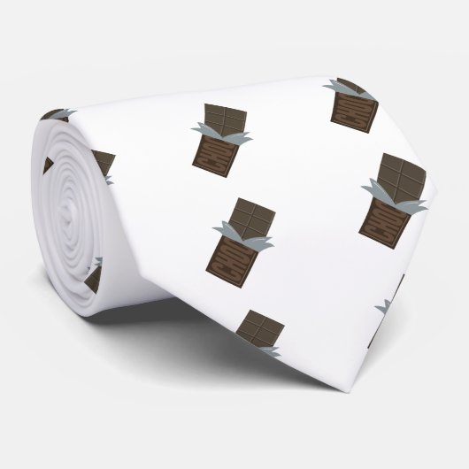 Chocoladebalk Stropdas (Opgerold)