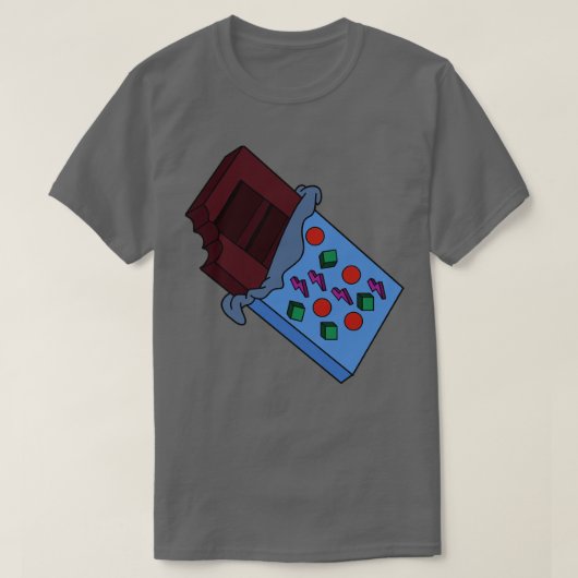 Chocoladebalk T-shirt (Design voorkant)
