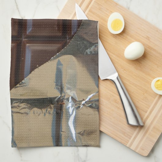 Chocoladebalk Theedoek (Quarter Fold)