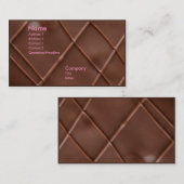 Chocoladebalk Visitekaartje (Voorkant / Achterkant)