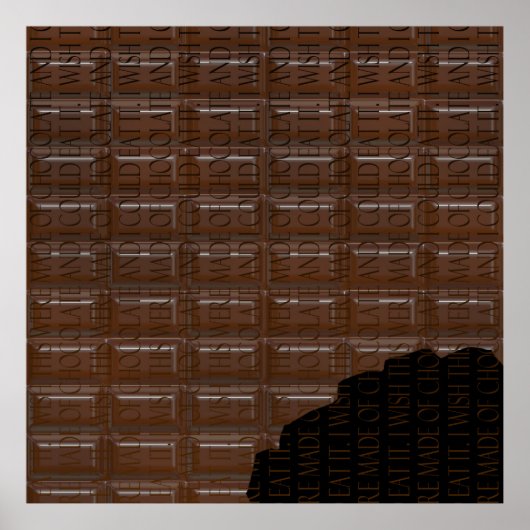 Chocoladebeet Poster (Voorkant)