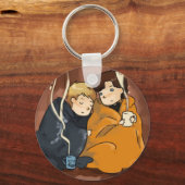 Chocoladebloemen Sleutelhanger (Voorkant)