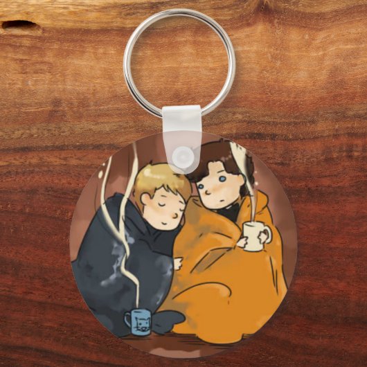 Chocoladebloemen Sleutelhanger (Voorkant)