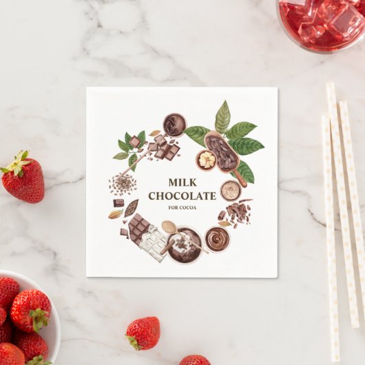 Chocoladeboeket Lijst Servet (Insitu)