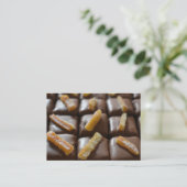 Chocoladebonbonbons Snoep Winkelmodel Visitekaartje (Staand voorkant)