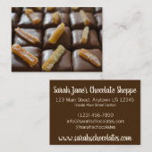 Chocoladebonbonbons Snoep Winkelmodel Visitekaartje (Voorkant / Achterkant)