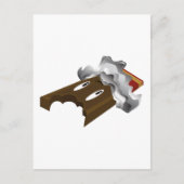 Chocoladeboog - Bite Briefkaart (Voorkant)