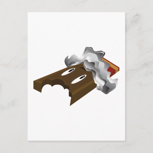 Chocoladeboog - Bite Briefkaart (Voorkant)