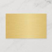 Chocoladeboog met goudLijst Visitekaartje (Achterkant)