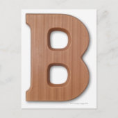 Chocoladebrief b briefkaart (Voorkant)