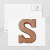 Chocoladebrief S Briefkaart (Voorkant / Achterkant)