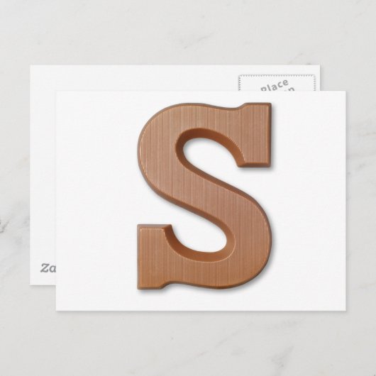 Chocoladebrief S Briefkaart (Voorkant / Achterkant)