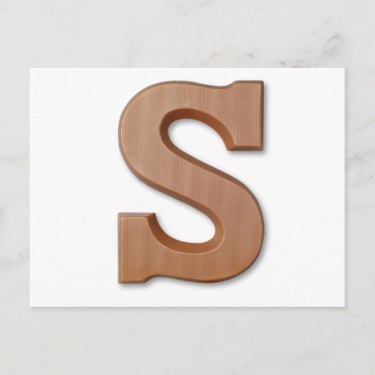 Chocoladebrief S Briefkaart (Voorkant)