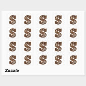 Chocoladebrief S-stickers Vierkante Sticker (Vel)