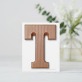 Chocoladebrief t briefkaart (Staand voorkant)
