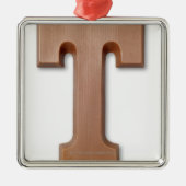 Chocoladebrief t metalen ornament (Voorkant)