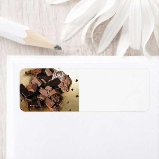 Chocoladebrokken Etiket (Insitu)