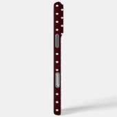 Chocoladebruin en wit stippenpatroon Case-Mate iPhone case (Achterkant / Rechts)