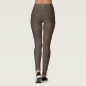 Chocoladebruin Leggings (Achterkant)