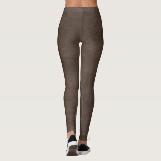 Chocoladebruin Leggings (Achterkant)