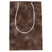 Chocoladebruin   medium cadeauzakje (Voorkant)