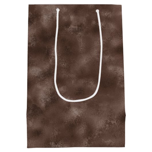 Chocoladebruin   medium cadeauzakje (Achterkant)