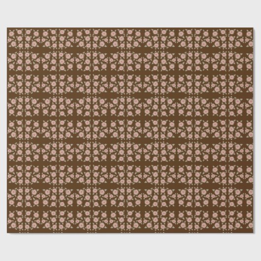 Chocoladebruin Papier Gift-wrap (Vlak)