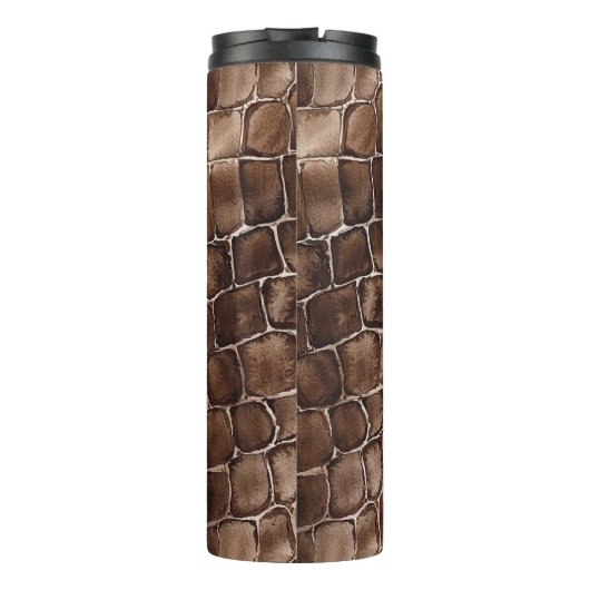 Chocoladebruin Snoep Thermosbeker (Achterkant)