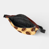 Chocoladebruine donuts patroon heuptasje (Open)