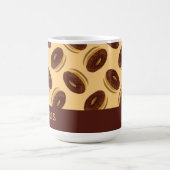 Chocoladebruine donuts patroon koffiemok (Center)