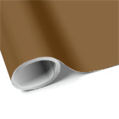 Chocoladebruine Effen Kleur Cadeau Cadeaupapier (Rol Hoek)