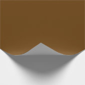 Chocoladebruine Effen Kleur Cadeau Cadeaupapier (Hoek)