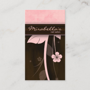 Chocoladebruine het Roze van het Visitekaartje van