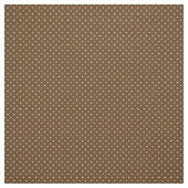 Chocoladebruine kleine Stippen Stof (Swatch)