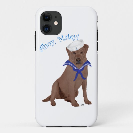 Chocoladebruine Labrado Retriever Case-Mate iPhone Case (Achterkant)